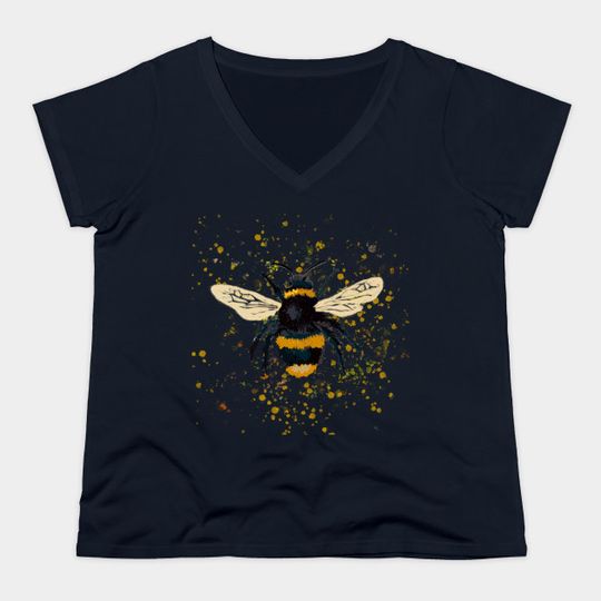 Discover Bee paint splatter - Bee - T-Shirt