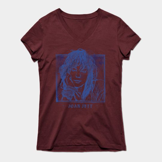 Discover Joan Jett // Vintage Faded Style Fan Art Design - Joan Jett - T-Shirt
