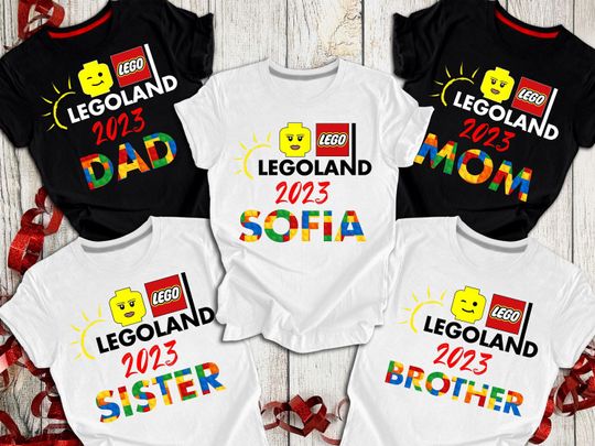 Custom Legoland Shirt, Legoland Matching Shirt, Legoland Trip Shirt, Legoland 2023 Shirt,Legoland Vacation Shirt