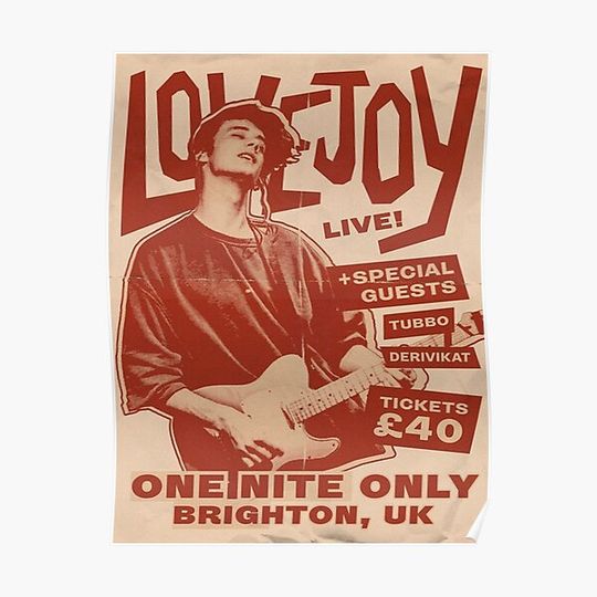 Discover 90s Lovejoy Concert Premium Matte Vertical Poster