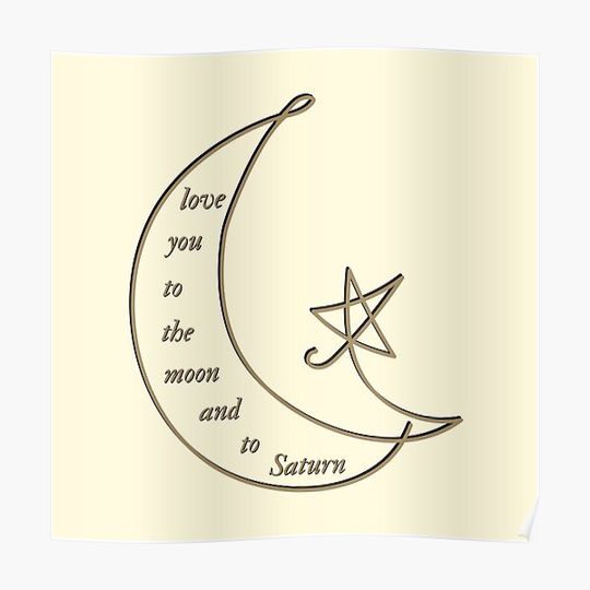Discover folklore seven Taylor lyrics love you to the moon saturn Premium Matte Vertical Poster