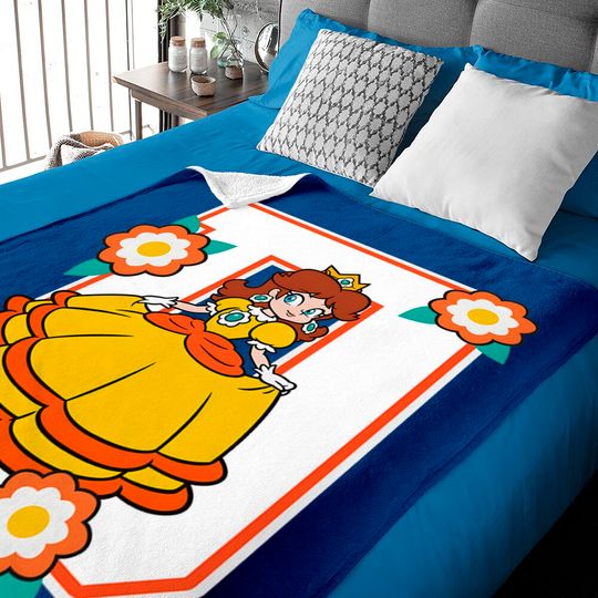 Discover Super Mario Cute Daisy Flowers Poster Graphic Baby Blankets