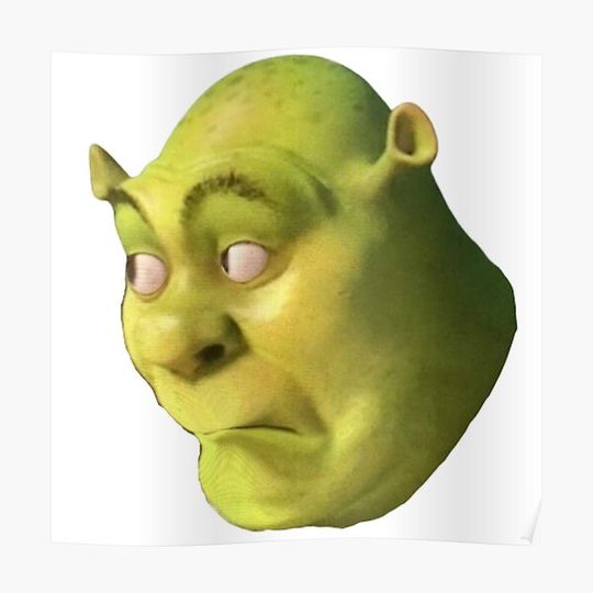 Discover Shrek Funny Meme Premium Matte Vertical Poster
