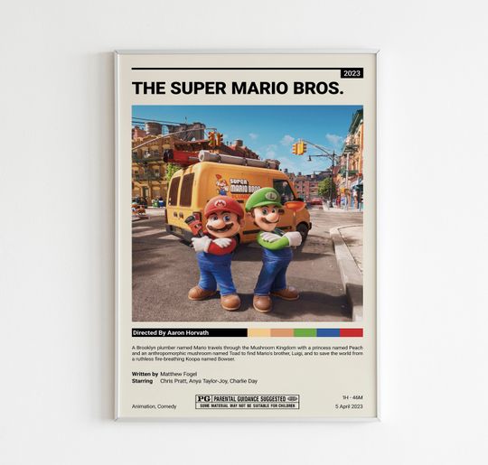 Discover The Super Mario Bros. Movie Poster | Super Mario Movie Poster