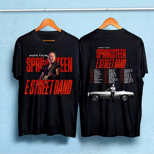 Discover Bruce Springsteen and The E Street Band 2023 Tour Shirt, Springsteen E Street Band 2023 Shirt, Music Tour Shirt, Band Shirt, 2023 Tour Shirt