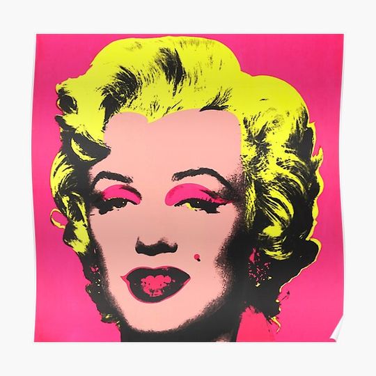 Discover Shot Marilyns Pink Marylin by Andy Warhol 1967 Premium Matte Vertical Poster