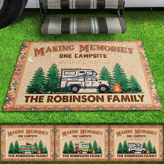 Discover Making Memories - Personalized Decorative Mat