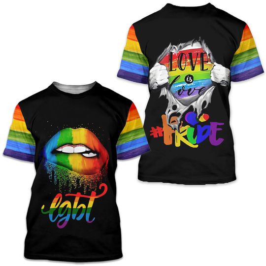 Discover Personalized LGBT Pride 3D All Over Printed Shirt