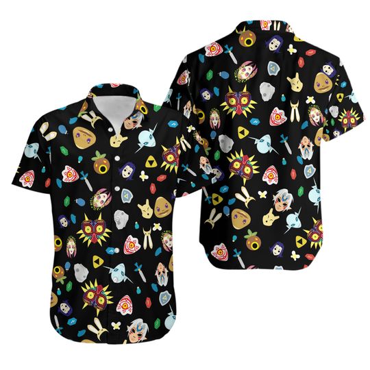 Discover Zelda majora and korok hawaiians Shirt