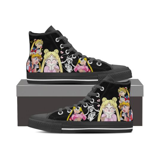 Discover Women's Sailor Moon High-Top Sneakers