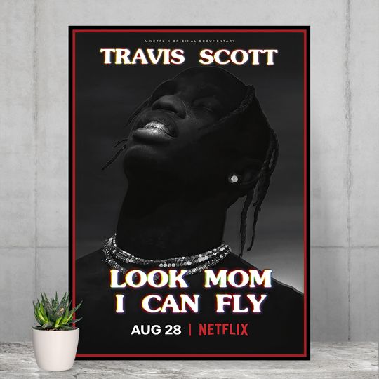 Discover Travis Look Mom I Can Fly Poster