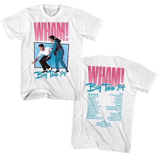 Discover Camiseta Wham Big Tour 1984