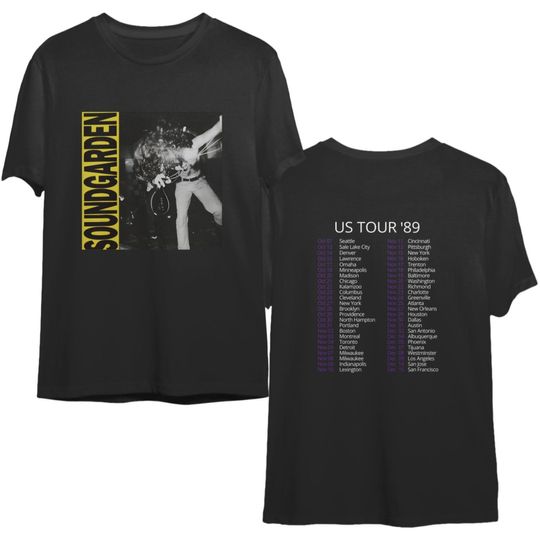 Discover Soundgarden Louder Than Love '89 Tour  Unisex T-shirt
