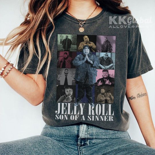 Discover Jelly Roll The Eras Tour Shirt, Jelly Roll Merch