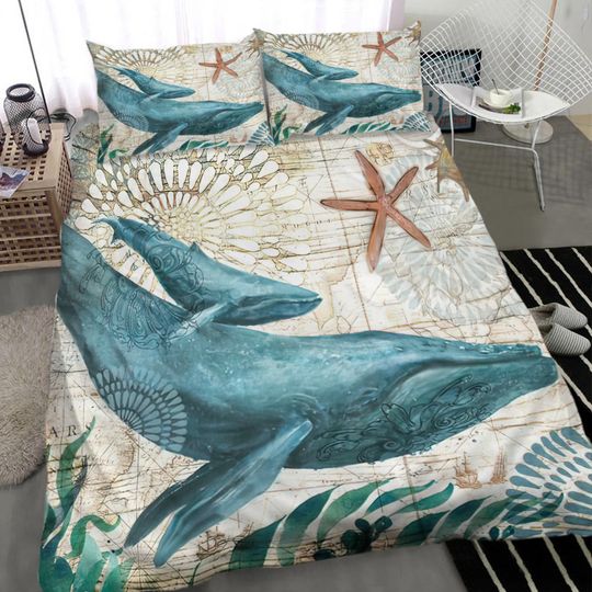 Discover Whale Bedding Set