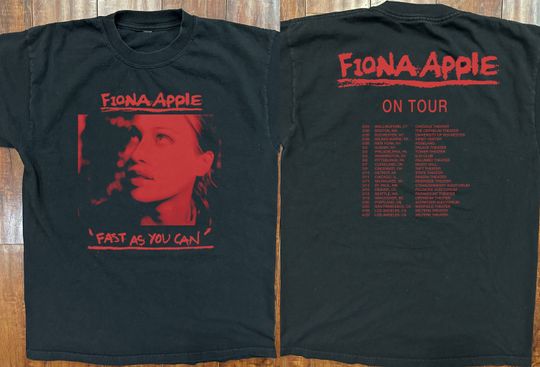 Discover Fiona Apple Camiseta Fast As You Can On Tour, Camiseta Fast As You Can