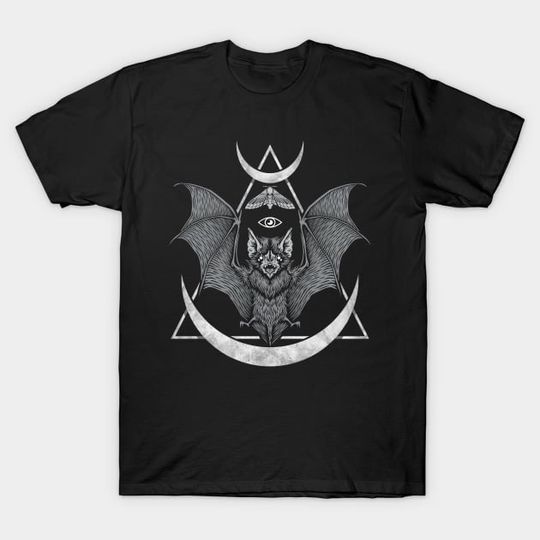 Discover Occult Bat Vintage Bat Chauve-Souris T-Shirt