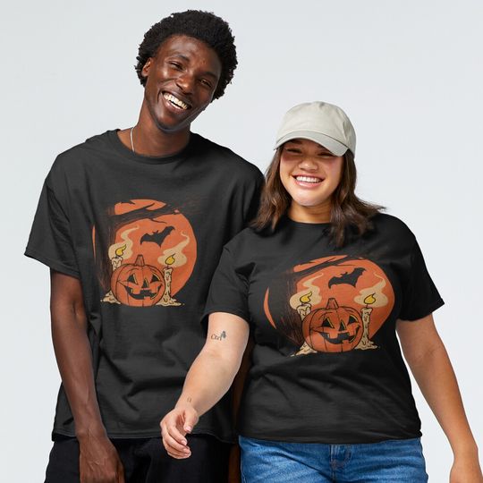 Discover Scène De Citrouille Vntage Halloween T-Shirt