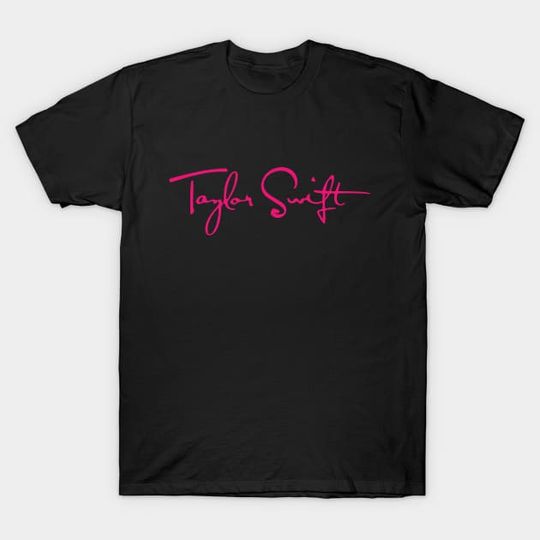 Discover Taylor - Taylor Typo Rose T-Shirt