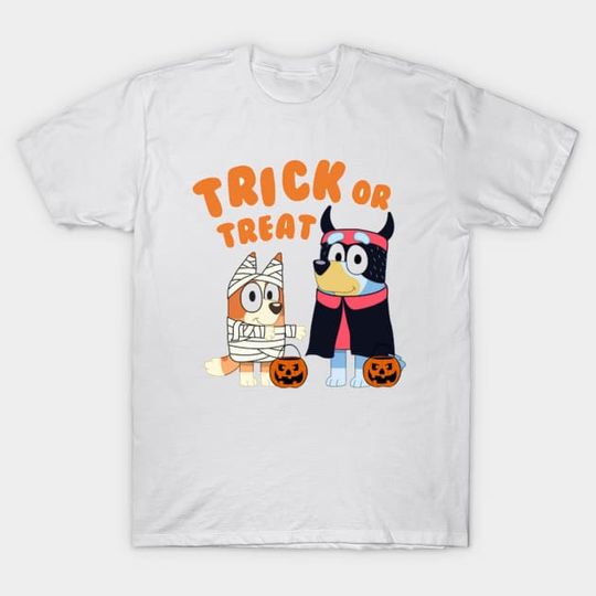 Discover BlueyDad Halloween - Blueys Halloween Ghost T-Shirt