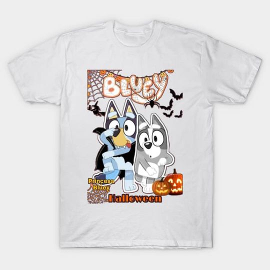 Discover BlueyDad Halloween - Blueys Halloween Ghost T-Shirt