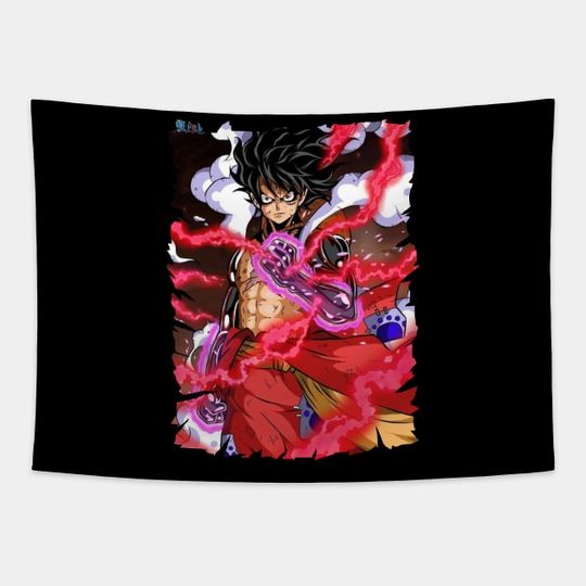 Discover Anime Merchandise - D Luffy Gear 3 Anime Merchandise - Tapisseries