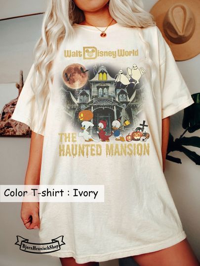 Discover Vintage Disneyland Haunted Mansion Comfort Colors T-Shirt