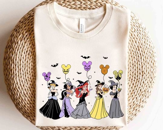 Discover Disney Princesse Personnages Halloween T-Shirt
