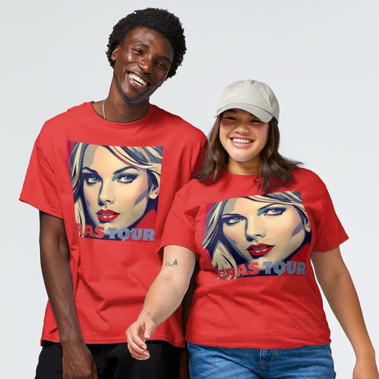 Discover Red Taylor The Eras Tour T-Shirt