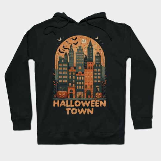 Discover Halloweentown - Town Scary - Halloweentown - Sweat À Capuche