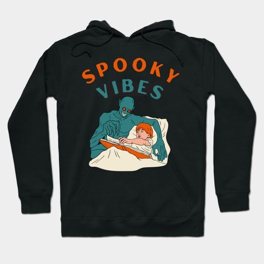 Discover Spooky Vibes - Halloween - Sweat À Capuche