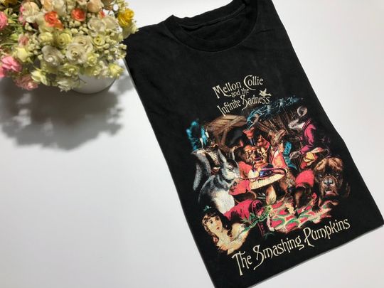 Discover Camisa Smashing Pumpkins Vintage 1996 Mellon Collie Infinite Sadness Tour Tamanho XL