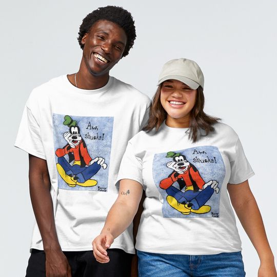 Discover Peinture Dingo Disney Goofy T-Shirt