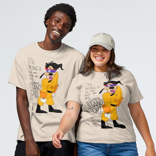 Discover Démarquez-Vous Un Film Dingo Et Max Disney Goofy T-Shirt