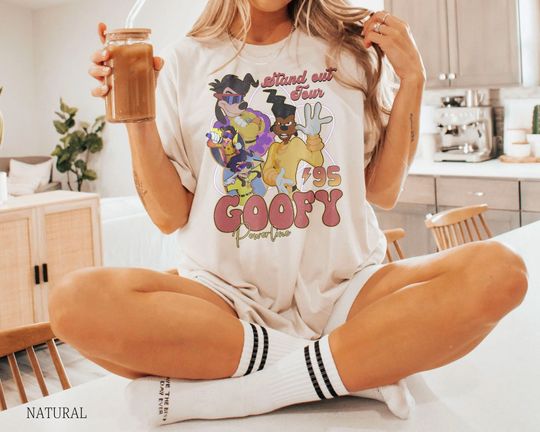 Discover Powerline Vintage Goofy Movie Dingo Et Max Disney Goofy T-Shirt