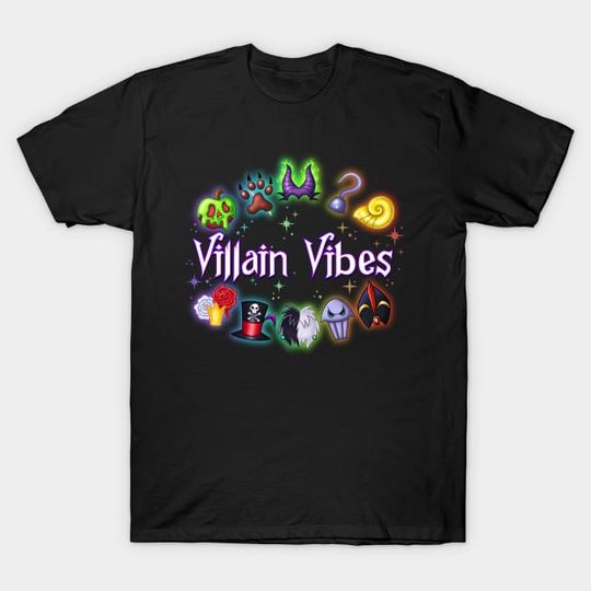 Discover Villain Vibes - Disney Villains - T-Shirt