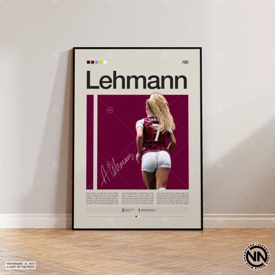 Discover Alisha Lehmann 포스터, USWNT 포스터, Aston Villa 포스터, 스포츠 포스터