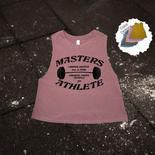Discover Masters Athlete Crop Tank, 냉소적 탱크탑