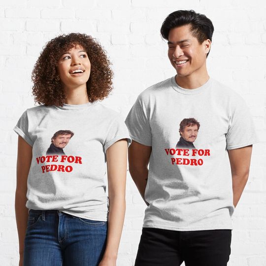 Discover Pedro Pascal 클래식 티셔츠에 투표하세요