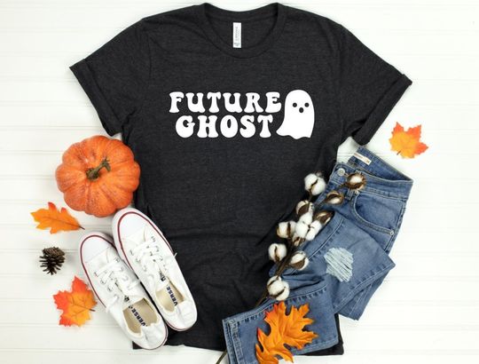 Discover 미래 유령 할로윈 셔츠, 귀여운 유령 티셔츠                         .