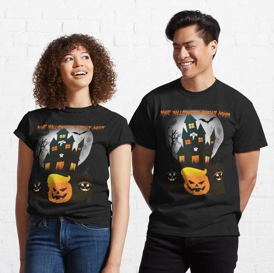 Discover 핼러윈 트럼프킨 - 할로윈 클래식 티셔츠를 다시 만드세요