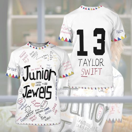 Discover Camisa Junior Jewels, camisa Taylor com nome e número personalizados, roupa You Belong With Me