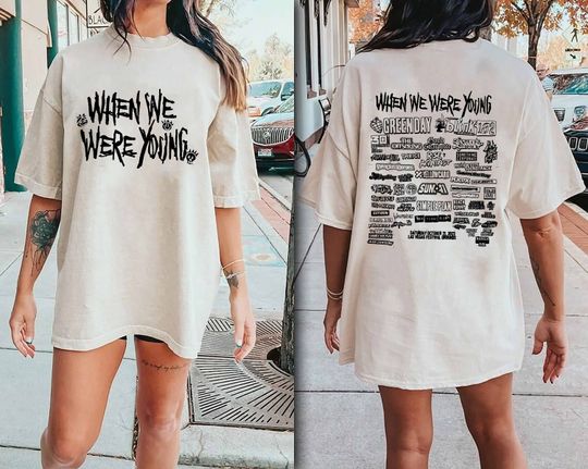 Discover Camisa do Festival Quando Éramos Jovens, Produtos WWWY 2023