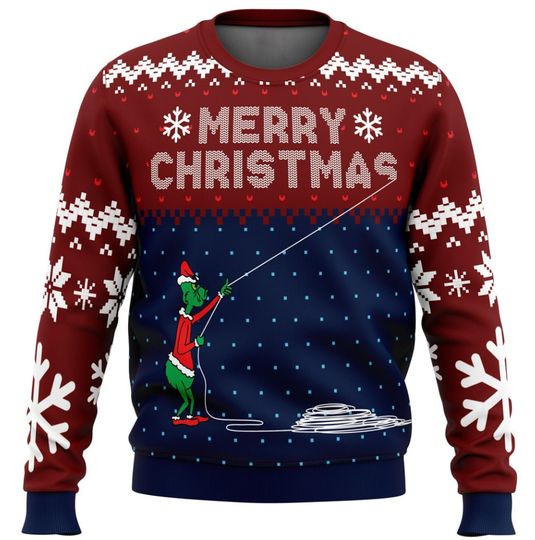 Discover 크리스마스를 훔치는 닥터 수스 그린치 어글리 크리스마스 스웨터, 웃기는 미소 스웨터, 어글리 스웨터 2023,   남성 여성 아이를 위한 선물