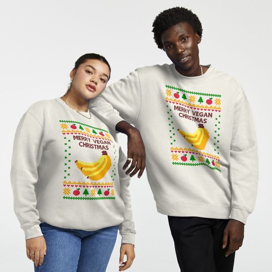 Discover 메리 비건 크리스마스 어글리 스웨터