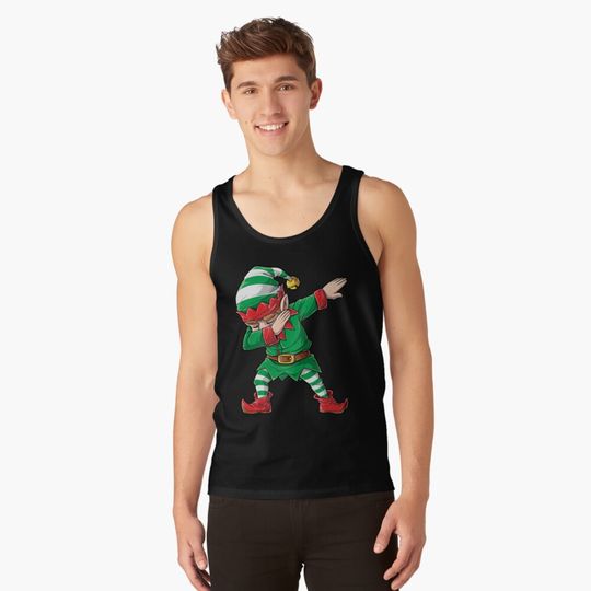 Discover Dabbing Elf T Shirt Christmas Kids Boys Girls Dab Xmas Gifts Tank Top