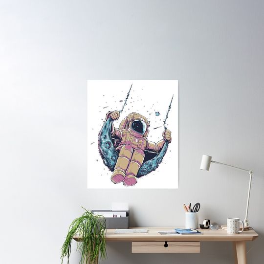 Discover 우주인 - 머나먼 은하계에서 태피스트리 포스터