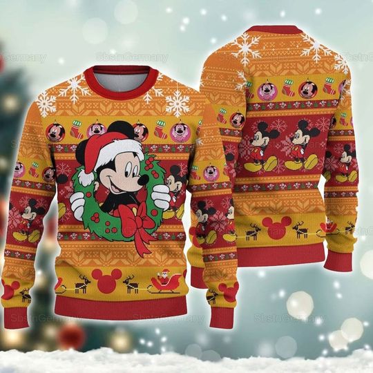 Discover 디즈니 미키 어글리 스웨터, 미키 크리스마스 어글리 스웨터, 미키 어글리 스웨터 셔츠