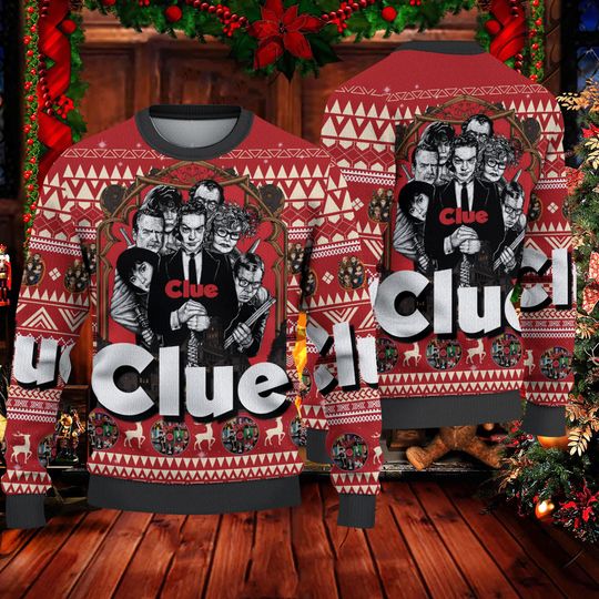 Discover 클루 어글리 크리스마스 스웨터, 영화 애호가 3D 스웨터, 메리크리스마스 2023 어글리 스웨터
