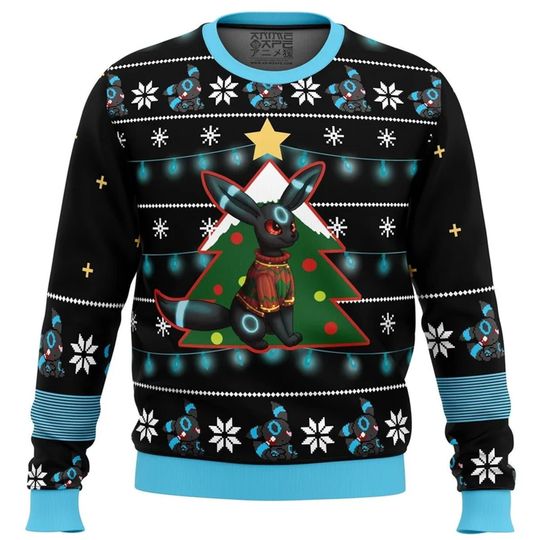 Discover Umbreon 어글리 크리스마스 스웨터, 어글리 크리스마스 스웨터